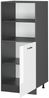 Herdumbauschrank R-Line Weiß Hochglanz 60 cm Vicco Bild 5