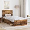 vidaXL Bettrahmen Altholz 90 x 190 cm Massives Kiefernholz 3409406 Bild 3
