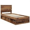 vidaXL Bettrahmen Altholz 90 x 190 cm Massives Kiefernholz 3409406 Bild 4