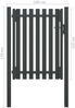 vidaXL Gartentor aus Stahl 100 x 125 cm Anthrazit 146329 Bild 4