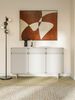 Selsey 'Wuwu' Sideboard 3-türig mit 3 Schubladen greige ca. 88 x 150 x 35 cm Bild 2