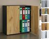 VCM Büroschrank Lona 912681 Weiß B. 70 x H. 74 x T. 40 cm Bild 5