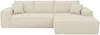 Vente-unique - AMELIA Sofa StoffSamt Beige - B 165 cm x H 80 cm x L 320 cm Bild 4