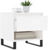 vidaXL Couchtische 2 Stk. Hochglanz-Weiß 50x46x50 cm Holzwerkstoff 830929 Bild 4