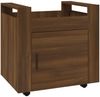 vidaXL Bürowagen Braun Eichen-Optik 60x45x60 cm Holzwerkstoff 816615 Bild 2