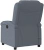vidaXL Massage-Relaxsessel, dunkelgrauer Samt 3205953 Bild 4