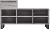 vidaXL Schuhregal Grau Sonoma 102x36x60 cm Holzwerkstoff 831378 Bild 5