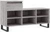vidaXL Schuhregal Grau Sonoma 102x36x60 cm Holzwerkstoff 831378 Bild 2