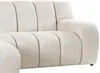 Vente-unique - BELADON Sofa Stoff Beige - B 176 cm x H 85 cm x L 272 cm Bild 4