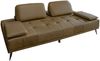 KAWOLA Sofa WIOLO Schlafsofa Daybed Leder camel 83 x 110 x 240 cm Bild 3