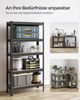 Standregal,2er Set, Schwerlastregal, Kellerregal, Bücherregal, Lagerregal, 5 Ablagen, Küchenregal, Regal,verstellbare Ablagen, Industriestil,150x70x30cm,Schwarz,GLR030B22 Bild 5