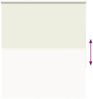 vidaXL Verdunkelungsrollo Cremeweiß 125x130cm Stoffbreite 121,6cm 4011627 Bild 5