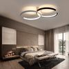 ZMH LED Deckenleuchte Wohnzimmer Deckenlampe Modern - Dimmbar mit Fernbedienung Schlafzimmerlampe 54cm 37W aus Metall Design Wohnzimmerlampe für Schlafzimmer Esszimmer Arbeitszimmer Bild 2