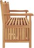 vidaXL Gartenbank mit Speicher 150 x 60 x 90 cm Massivholz Teak 42001960 Bild 4