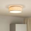vidaXL Deckenlampe mit Strahlern Taupe 38 x 38 x 13,5 cm Stoff 42001217 Bild 4
