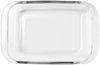 GOURMETmaxx Auflaufform Auflaufform transparent rechteckig 800ml, (1-St), aus Glas für Heißluftfritteuse & Ofen Zubereiten Garen Servieren Bild 4
