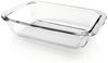GOURMETmaxx Auflaufform Auflaufform transparent rechteckig 800ml, (1-St), aus Glas für Heißluftfritteuse & Ofen Zubereiten Garen Servieren Bild 2