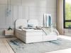 AX LIVING Boxspringbett 160x200 Migwell Beige mit Kopfteil Bettkasten Bild 2