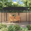 Markise, Gartenpavillon Anthrazit 4x3 m 180 g/m² Stoff und Stahl Bild 3