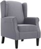 vidaXL Sessel Dunkelgrau Stoff [248616] Bild 2