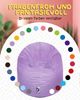 PATCH HOME 2 in 1 Sitzsack Sessel – Ø125 cm – Flieder, bequemer Sitzsack aus Luxus-Polyester-Gewebe, bereits befüllt Bild 5