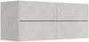 Hängekonsole Sideboard Urban Slimline 4 Push-to-open Einzüge Stein : Stein / Grafit Bild 4