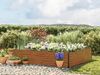 GFP HALFSIZE Aluminium Hochbeet - Platzsparendes & Stabiles Gartenbeet in Holzoptik - 195 x 150 x 39 cm - Ideales halbhohes Modell für Familien-Gartenspaß Bild 1