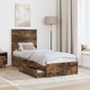 vidaXL Aufbewahrungsbett Geräucherte Eiche 75 x 190 cm Holzwerkstoff 3411261 Bild 3