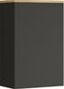 VCM Badmöbel Wandschrank Cosila 921832 Anthrazit / Honig-Eiche H. 59 x B. 40 x T. 22 cm Bild 2