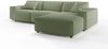 KAWOLA Sofa RANI Ecksofa Cord olivgrün Recamiere rechts 71 x 189 x 299 cm Bild 2