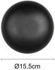 Akku Wandleuchte DAVEY aus Metall Schwarz per USB aufladbar, Ø 15,5cm Bild 4