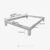 Krok Wood Massivholzbett Jana in Buche (140x200 cm) Bild 3