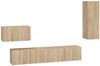 4-tlg. TV-Schrank-Set Sonoma-Eiche Holzwerkstoff [3114336] Bild 2