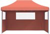 vidaXL Party-Zelt Terrakotta 279 x 410 x 315 cm Oxford-Stoff 42023593 Bild 3