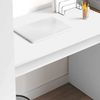 vidaXL Schreibtisch mit Regal Weiß 113 x 54 x 120 cm Holzwerkstoff 869274 Bild 4
