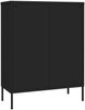 vidaXL Schubladenschrank Schwarz 80x35x101,5 cm Stahl 336151 Bild 5