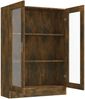 vidaXL Vitrinenschrank Räuchereiche 82,5x30,5x115 cm Holzwerkstoff 815618 Bild 4