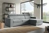 Ecksofa in L-Form NELA, L-förmige Eckcouch mit Schlaffunktion, ausziehbares Sofa, 1 Bettzeugbehälter, verstellbare Kopfstützen, (Monolith 85), 96 x 170 cm Bild 2