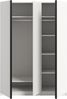 Home affaire Kleiderschrank BENDINGO, Schlafzimmerschrank, Schrank, Garderobenschrank (OTTO BESTSELLER, Garderobe & Schlafzimmer) Breite 130cm, weiß, 3-türig, inkl. 2 Kleiderstangen und 6 Ablageböden Bild 4