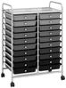 COSTWAY Rollwagen, mit 20 stapelbaren Schubladen & Metallrahmen, 63x39x88cm Bild 5