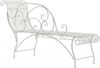 CLP Gartenbank aus Eisen Karma romantische Recamiere im Jugendstil bis 160 kg,weiß Bild 4