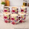 MamboCat Becher MamboCat Anouk 6er Set Kaffeebecher 300ml Porzellan Blumen bunt floral, Porzellan Bild 4