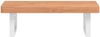 Waschbeckenregal, Badregal Wandmontage Stahl und Massivholz Buche de7364 Bild 4