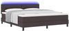 vidaXL Boxspringbett mit Kopfteil Dunkelbraun 180 x 200 cm Stoff 3342229 Bild 3
