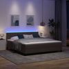 vidaXL Boxspringbett mit Kopfteil Dunkelbraun 180 x 200 cm Stoff 3342229 Bild 5
