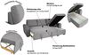Trends by HG Ecksofa Poll L-Form, B: 245 cm, mit Bettfunktion & Bettkasten Bild 3