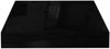 vidaXL Schweberegale 2 Stk. Hochglanz-Schwarz 23x23,5x3,8 cm MDF 323761 Bild 5