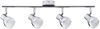 4x 4,6W LED Paulmann Deckenlampe Deckenleuchte Silber entspricht 4x 30W Licht6370 Bild 4