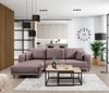 ELTAP 'Dalia' Ecksofa, Lachsfarben, 95 x 190 x 289 cm, Links Bild 3