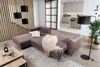 ELTAP 'Dalia' Ecksofa, Lachsfarben, 95 x 190 x 289 cm, Links Bild 5